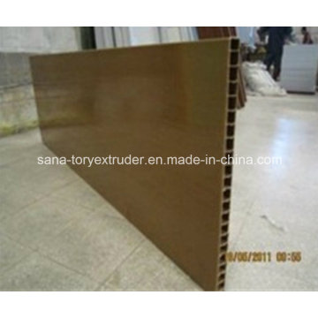 Línea de máquina de producción de extrusión de panel de puerta hueca de plástico PVC WPC